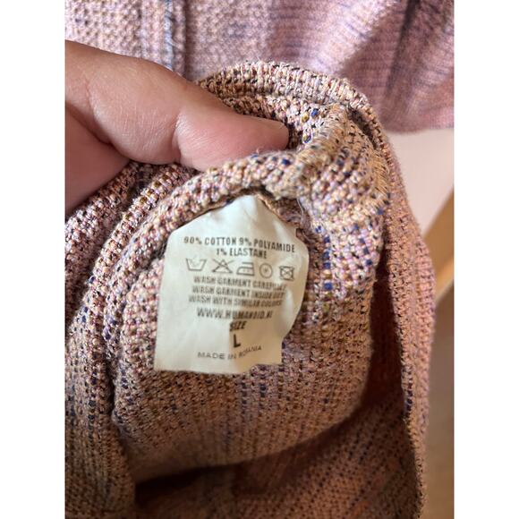 Humanoid Cotton Tweed Dress Sz L - Picture 2 of 4